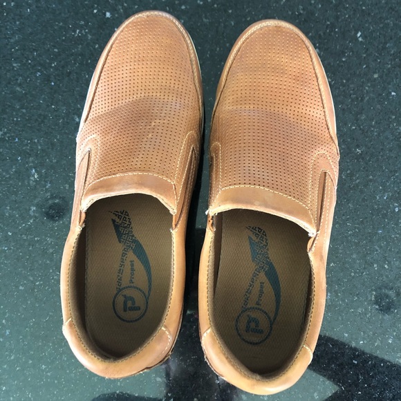 Propet Men’s Leather Slip Ons Brown Size 10 XX(5E) - Picture 2 of 8
